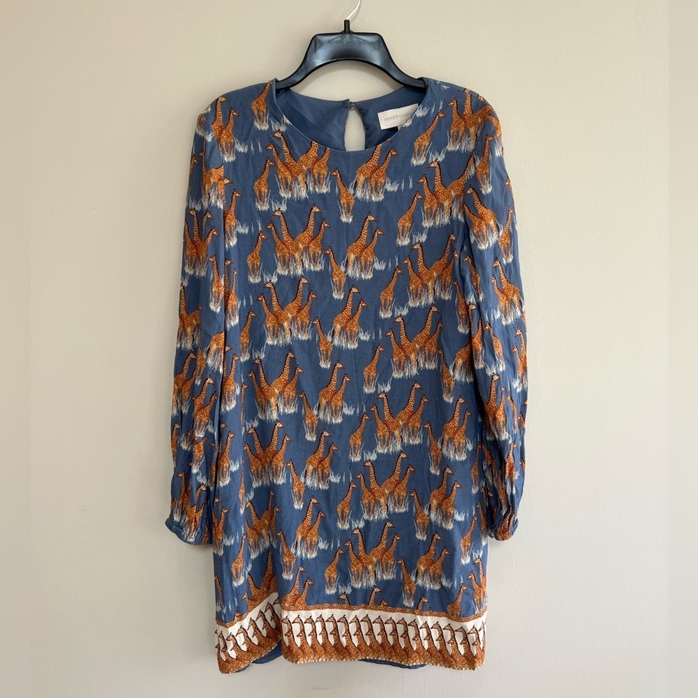 Anthropologie Corey Lynn Calter Giraffe Tunic Dress, size M